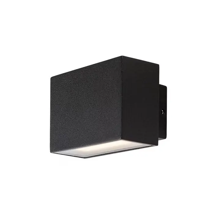 Bezpośrednio od producenta - Mataro zewnętrzna lampa ścienna 430 lm ip54 czarny led 7 77073