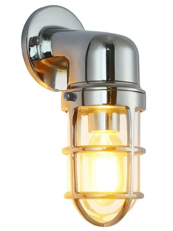 Kinkiet ścienny ogrodowy LOFT LUND lampa elewacyjna industrialna chrom 312570 GoldLux | Prosto od producenta