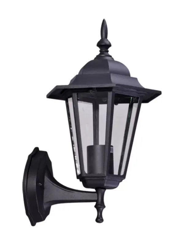 Bardzo popularny produkt | Kinkiet ogrodowy zamkowy retro lampa ścienna STANDARD K-5009A UP czarny KAJA