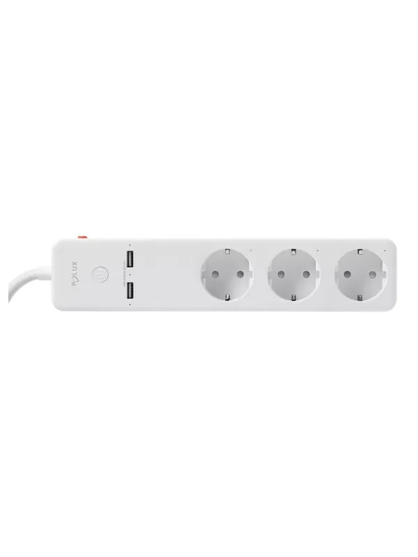 Wyprzedaż zapasów | Listwa zasilająca gniazdko SMART Wi-Fi Tuya + 2xUSB 315946 GoldLux