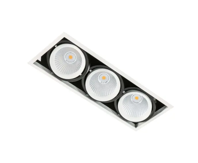 Oprawa podtynkowa Vertico Italux LED biała ruchoma GL7108-3/3X18W 3000K WH+BL | Oferta