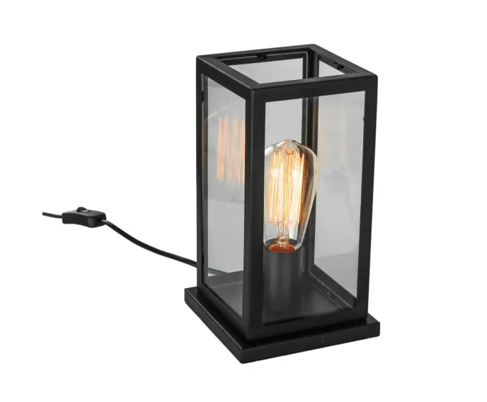 Lampka stołowa Italux Laverno industrialna czarna MT-202621-1-B - Klienci polecają