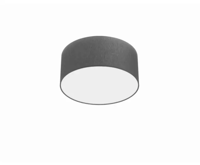 Końcówka serii - Lampa sufitowa plafon LED Nowodvorski CAMERON szara, tkanina 9687