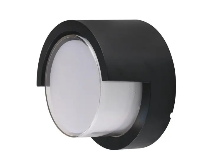Oprawa Ścienna V-TAC 12W LED IP65 Czarny Okrągły VT-827 neutralna 650lm | Nie przegap okazji
