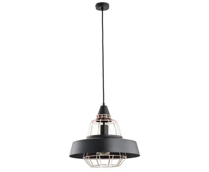 Lampa wisząca Alfa TAMARIS BLACK COPP 1x60W 60378 - Super okazja