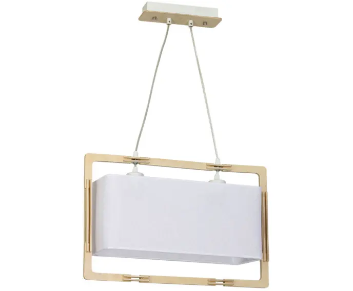 Lampa wisząca LOKI WHITE ALDEX 881H kolor biały | Outlet