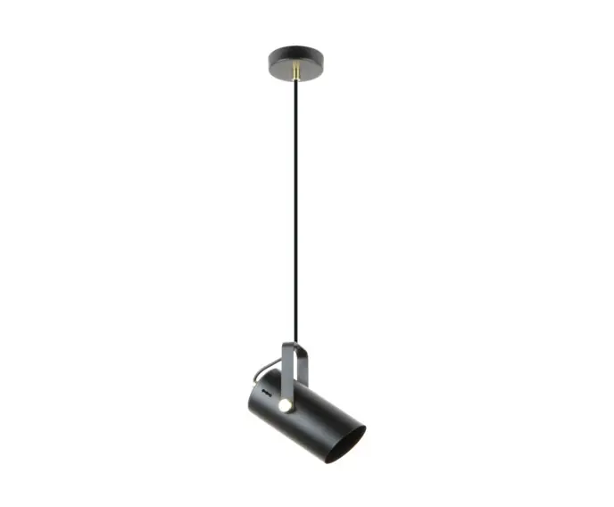 Lampa wisząca czarna reflektor RESI 1xE27 Zuma Line A8165-1 - Taniej