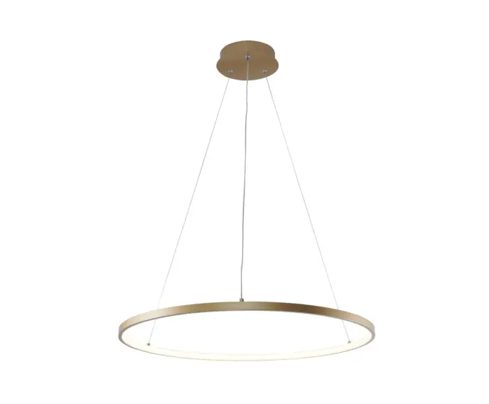 Lampa wisząca ledowa złota BRENO LED 28W Zuma Line 2023201-GD60 - Wygodne zakupy
