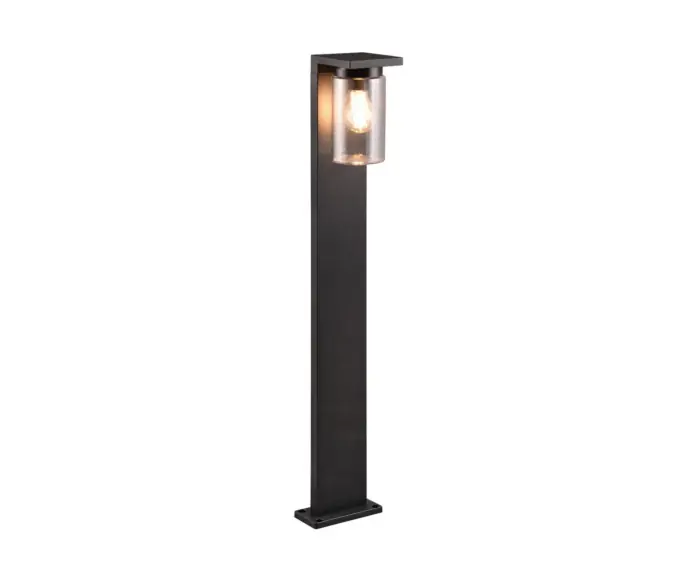 Latarnia zewnętrzna do ogrodu słupek ARDILA - CZUJNIK ZMIERZCHU czarny Trio 411660132 | Świetna oferta