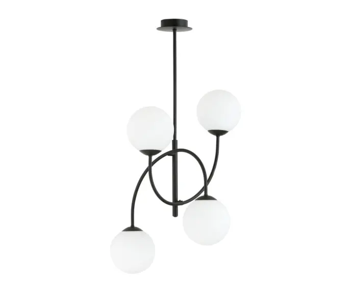 Lampa wisząca żyrandol ARCHI 4B BL OPAL Emibig 1288/4B - Megacena