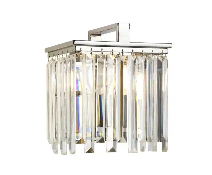Kinkiet glamour kryształowy Aries 1xE27 60W Elstead - Ostatnie sztuki