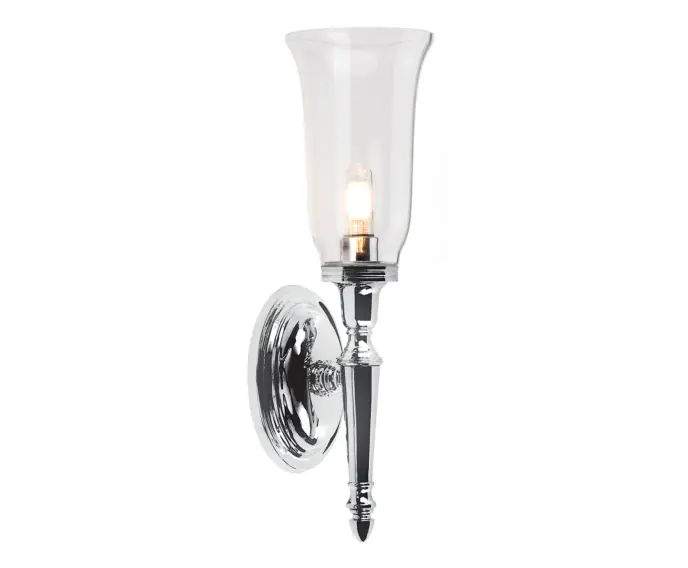 Wielka wyprzedaż | Kinkiet łazienkowy chrom 41 cm Dryden 1xG9 3W Elstead