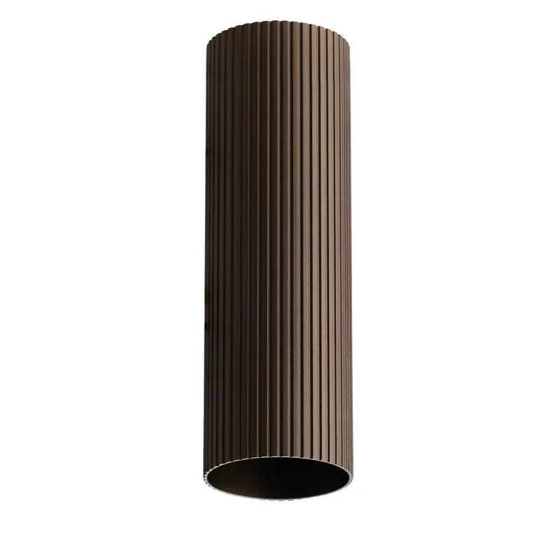 Bardzo popularny produkt - Klosz wiszący ryflowany brązowy 50cm AZ6149 z serii LUCAS RIBBED TUBE - Azzardo