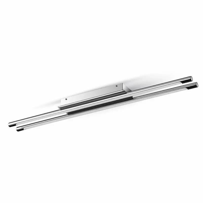 Bestseller | Oprawa sufitowa V-TAC 36W LED sleek podwójna natynkowa chrom VT-7037 4000K 2700lm 3 lata gwarancji