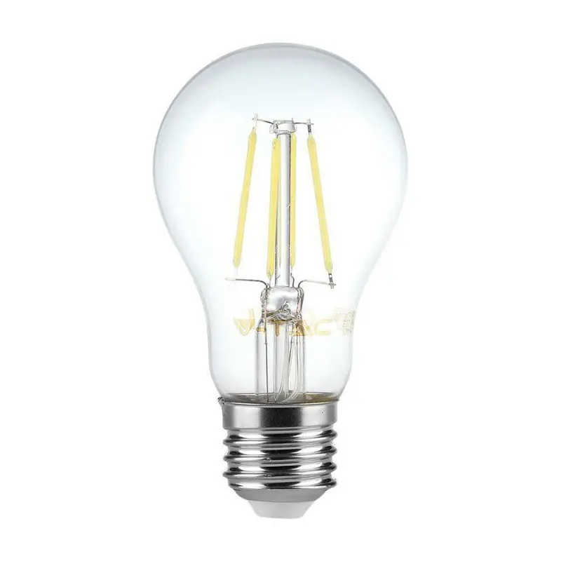 Żarówka LED 6W filament E27 A60 V-TAC VT-1887 4000K 600lm | Wyprzedaż zapasów