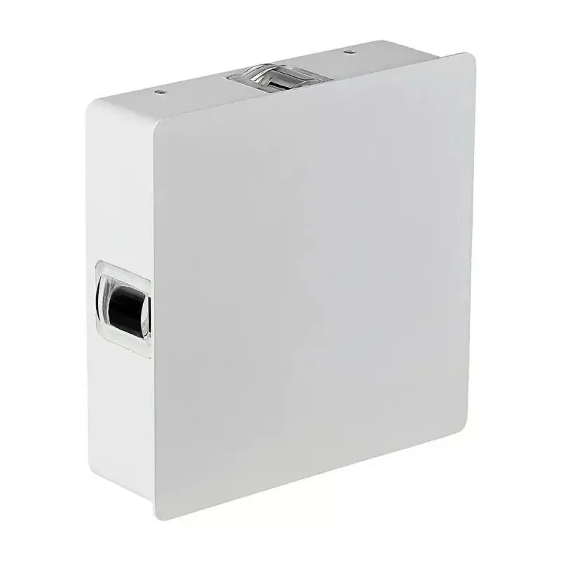 Oprawa ścienna V-TAC 4W LED IP65 biały kwadrat VT-704 3000K 428lm - Wielka wyprzedaż