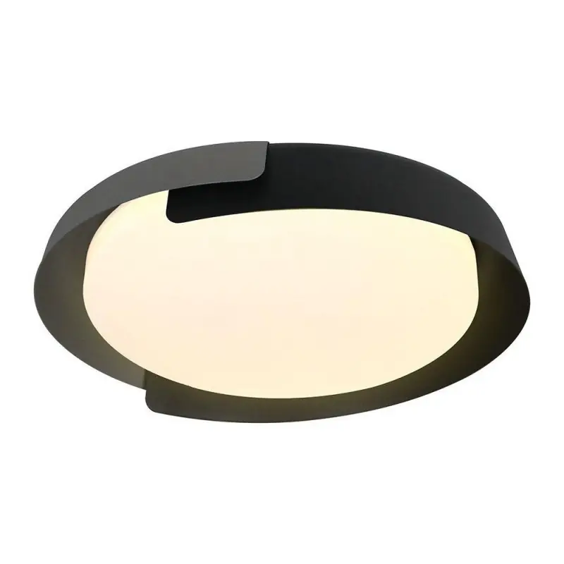 Klienci polecają | Oprawa sufitowa plafoniera V-TAC 48W LED 50cm 3w1 ściemnialna czarny/szary BT pilot CCT VT-84020 3000K-4000K-6000K 5760lm