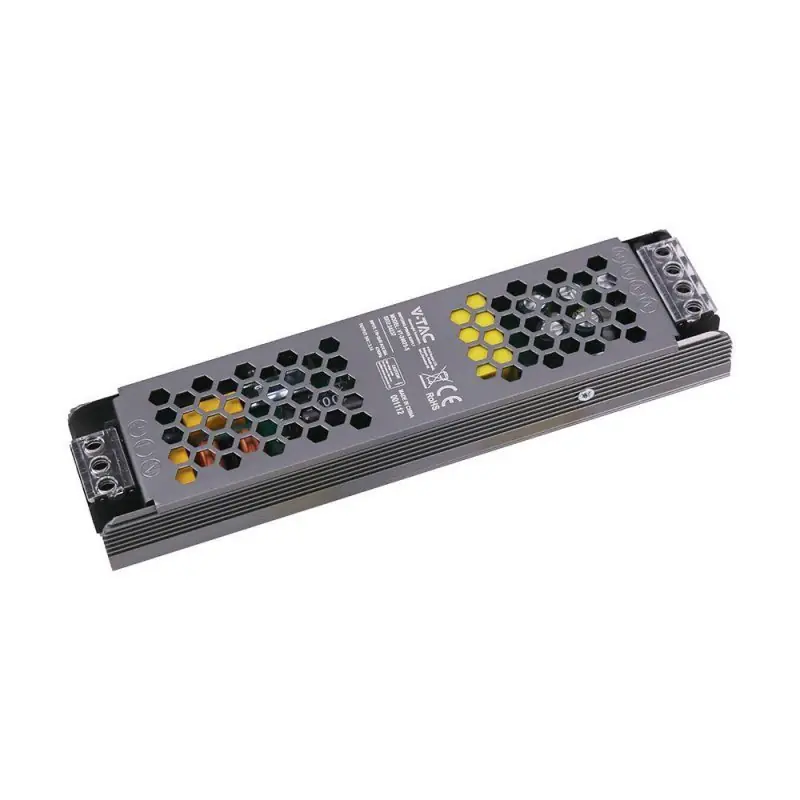 Cena po obniżce | Zasilacz do LED modułowy montażowy SLIM V-TAC 75W 24V 3.5A IP20 filtr EMI VT-24075-S