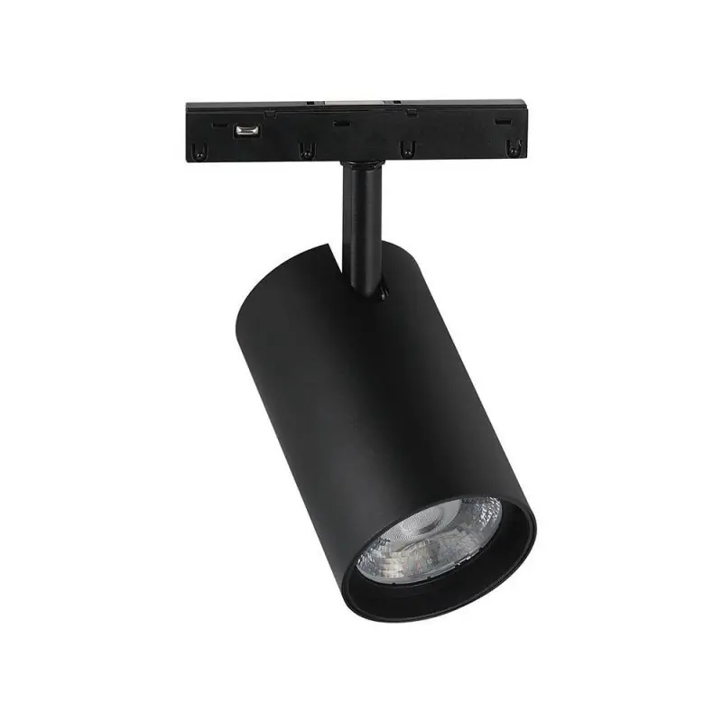 Kupuj bezpiecznie - Oprawa szynoprzewód 48V V-TAC 12W 48V LED projektor czarny VT-40020 6400K 1140lm 3 lata gwarancji