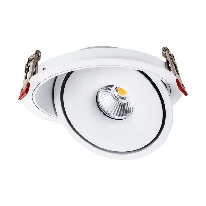 Oprawa V-TAC LED uchylny downlight 30W LED COB CRI90+ CCT biała VT-2532 3000K-4000K-6400K 2500lm | Dodatkowy rabat