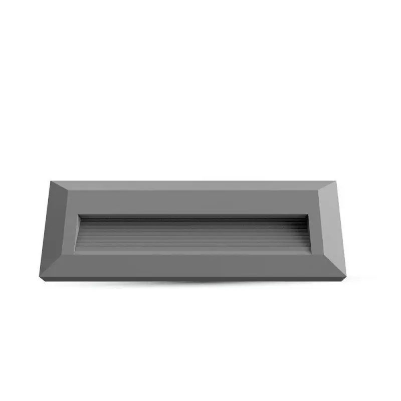 Oprawa schodowa 3W LED V-TAC szara prostokąt 230V IP65 VT-1162 4000K 110lm | Cena promocyjna
