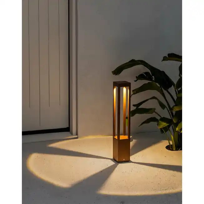 Słupek / latarnia zewnętrzna LED Agra brąz 70754 | Wyjątkowa oferta
