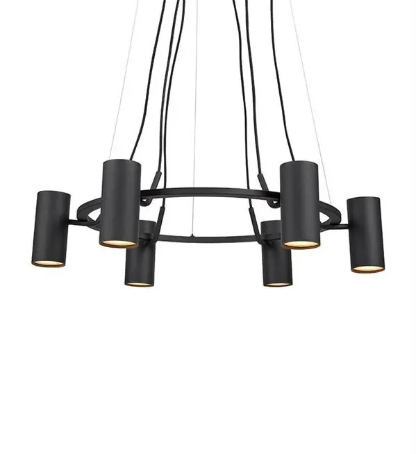 Outlet - Lampa wisząca Porto Markslojd 107357 czarna