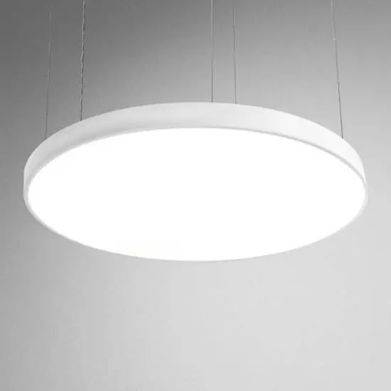 Taniej - Lampa wisząca BIG SIZE next round 122 cm 3000K mikropryzma LED AQFORM