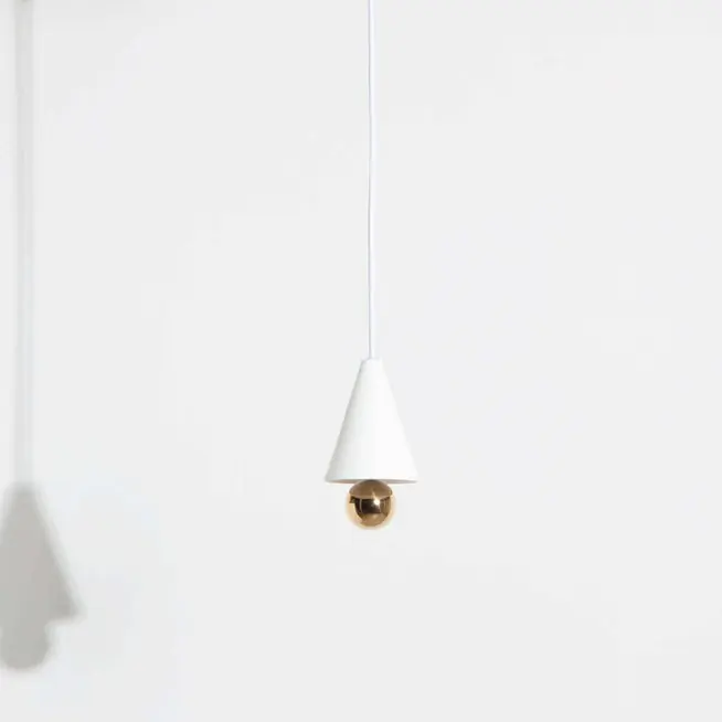 Duży rabat - LAMPA WISZĄCA CHERRY BIAŁA XS - LED