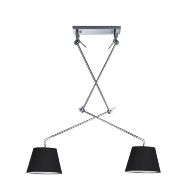 Lampa wisząca Adam 2S z czarnymi abazurami Azzardo | Ostatnia szansa