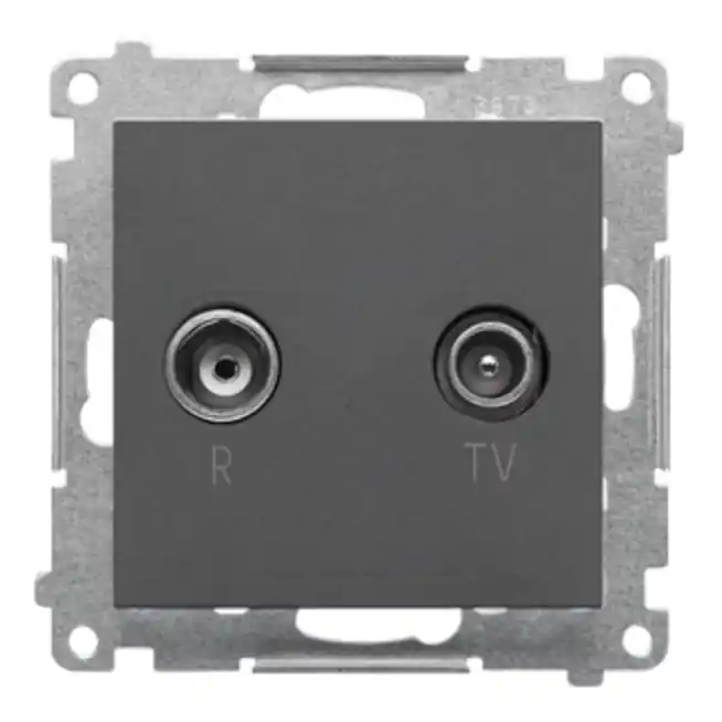 Bestseller - Gniazdo antenowe R-TV przelotowe Simon 55