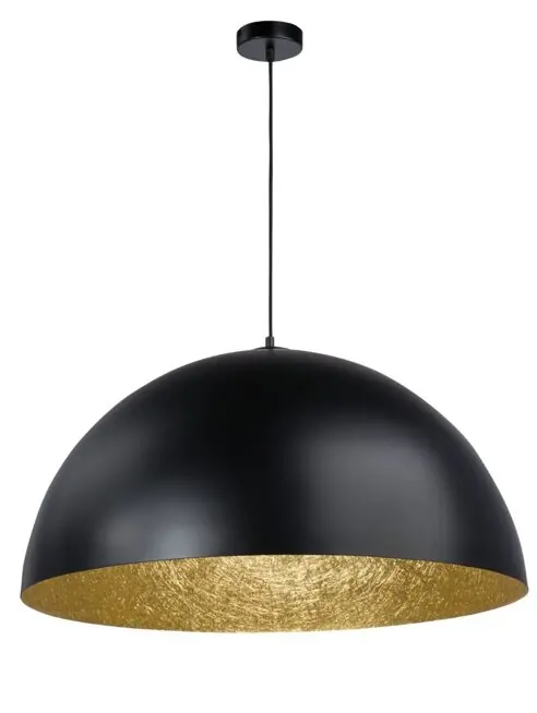 Szybka dostawa - Sfera 70 czarny/złoty lampa wisząca 30131