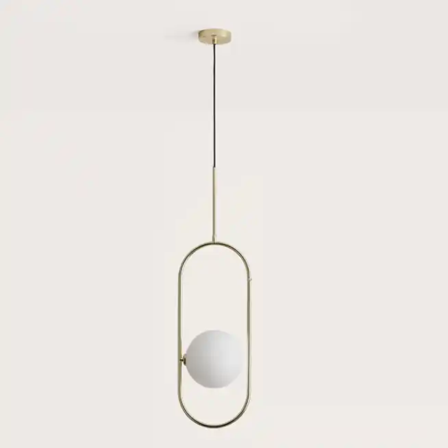 Lampa wisząca ABBACUS S C1258/1/ORO/OPAL Aromas | Świetna oferta