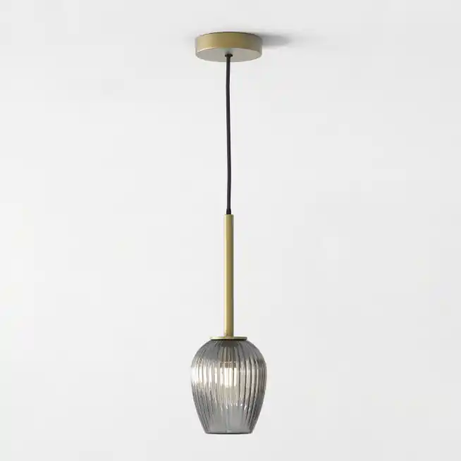 Lampa wisząca Tacoma Pendant z kloszem Tacoma Tulip Ribbed Glass Shade Astro Lighting - Klienci polecają
