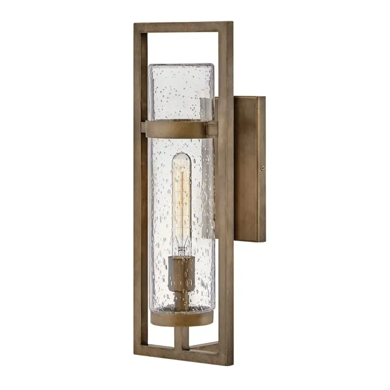 CORDILLERA zewnętrzna lampa ścienna Elstead Lighting, polerowany brąz, IP44, E27 max 60W - Promocja