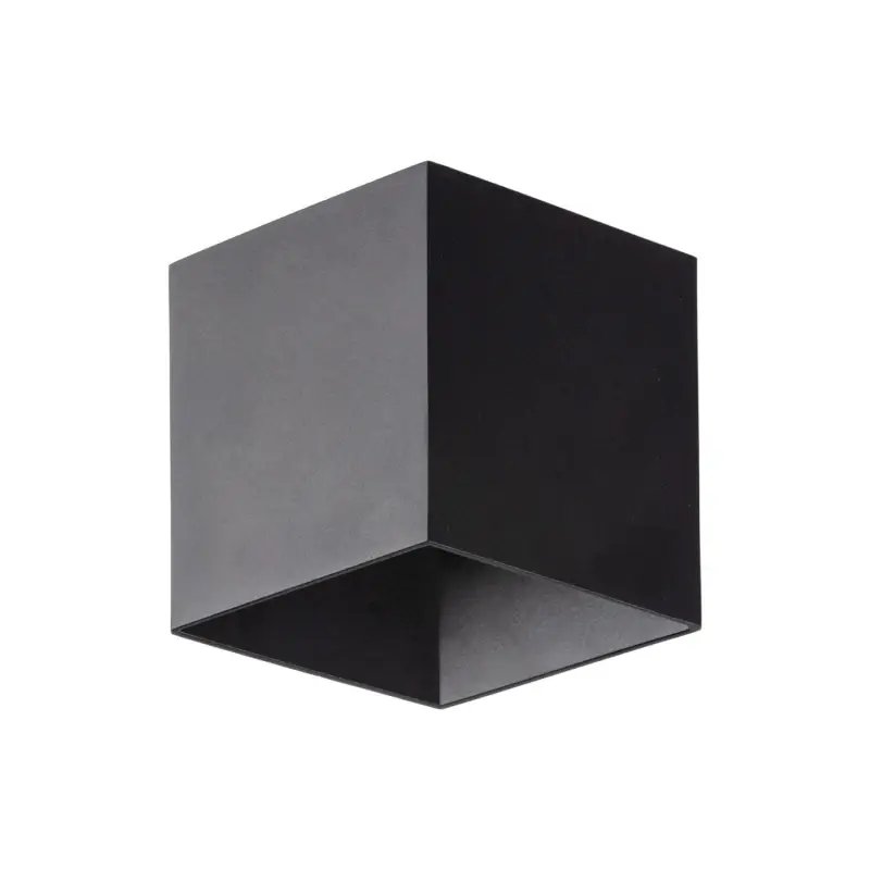 CUBE BLACK kinkiet zewnętrzny góra dół TKlighting, czarny, LED, IP54, 3000K | Profesjonalna jakość