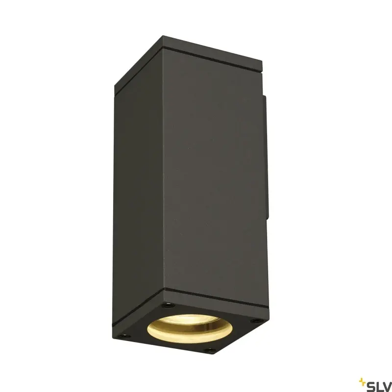 Bezpieczne zakupy | THEO WALL lampa ścienna zewnętrzna SLV, kwadratowa, antracytowy